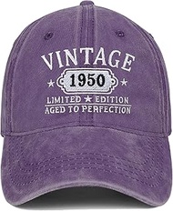 75th Birthday Gifts for Women Man Vintage 1949 Baseball Cap Ideas Gift Mom