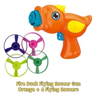 4 Pack Flying Disc Shooters for Kids Flying Disc Launch Playset Indoor Outdoor Twist Shoot Toy for K