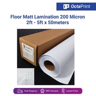 [Ready Stock] Floor Matt Lamination 200 Micron (Cold Lamination Material)