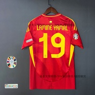 24/25 Spain home jersey fan version short sleeve for European Cup qualifiers.7th Morata 16th Rodrigu