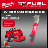 Milwaukee M12 1/2” Right Angle Impact Wrench SET / FRAIWF / Milwaukee Impact Wrench / Impact Electrical Wrench