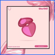 ◆ ✎ ♚ Chu Chu Beauty Heart Blush Duo in Miss Dolly