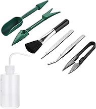 Succulent Tools, Gardening Tools, Succulent Watering Bottle Squirt Botttle for Indoor Plants, Bonsai Tools Terrarium Kit, Plant Spray Bottle,Garden Succulent Kit Transplant Tool Set for Seedling Soil