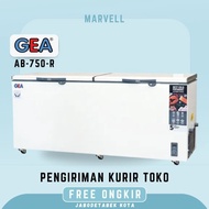 Dijual Gea Ab-750-R Chest Freezer Box 700 Liter Garansi Resmi Diskon