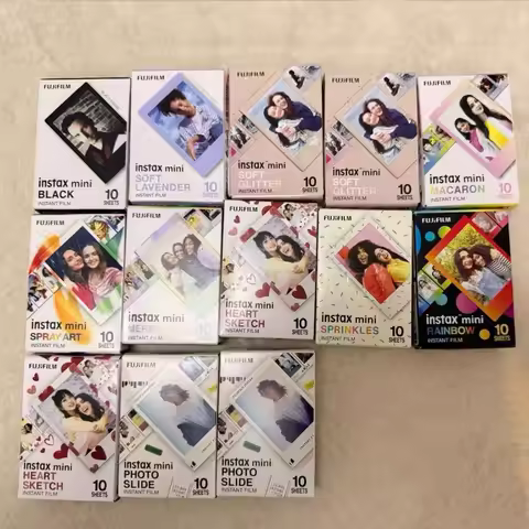 Original 3-Inch Color Fujifilm Instax Mini 12 11 Films White 3 Inch For Instant Camera 7+ 8 9 25 40 