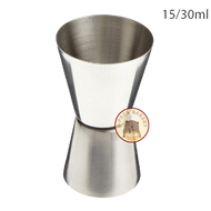 จิกเกอร์สแตนเลส 2 หัว 15/30ML Double Jigger 15/30ml