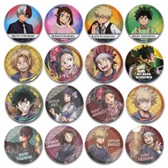 Japanese Anime My Hero Academia Brooch on Backpack Katsuki Bakugou Izuku Ochako Shoto Icon Badge Car