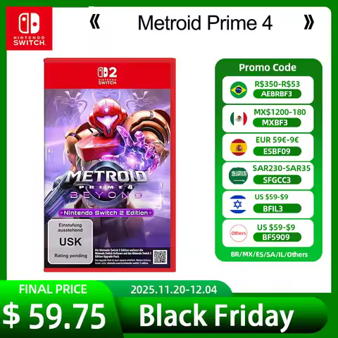 Metroid Prime4 Beyond Juegos - Nintendo Switch 2 Games Deals 100% Official Physical Game Card for Ni