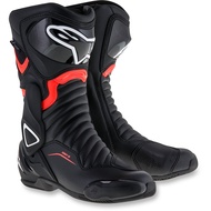 Alpinestars SMX-6 V2 DRYSTAR BOOTS Color: Black/Red Fluorescent SKU 2243017-1030