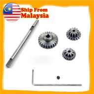 Metal Transmission Gear with D Axis Gearbox Steel Gears Set for WPL D12 1/10 RC Car Upgrade Parts eC