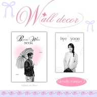 Wall DECOR KDRAMA ACTOR | Byeon WOO SEOK | Kim HYE YOON