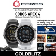 [NEW] COROS Apex 4 Ultimate Mountain Sports Watch 46mm 42mm 24 days + 65hrs with GPS Sync to Strava 