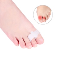 Hot Sale#Double Hole Toe Separator Big Toe Small Toe Overlapping Separator Hallux Valgus Brace Foot 