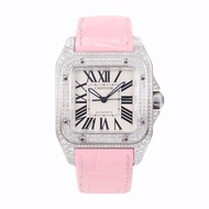 Cartier Cartier Women's Watch Santos Series W20106X8 Rear Diamond Mechanical Watch Watch Women