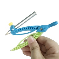 Molded plastic compass uses wooden pencils, super light, accurate | Stacom CS107P