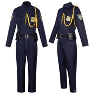 Ready Stock Children Police cos Crazy Adult Animal Costume Costume Nick Suit cos Halloween Fox City 