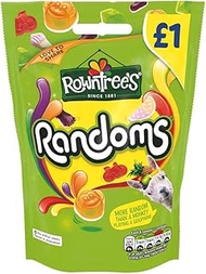 Rowntree's Randoms Assorted Fruit Flavoured Jellies, 150 G 120 G Green & White