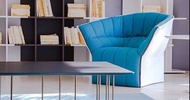 ［3.9折］全新 Ligne Roset 藍綠Moel 法國高端家具  RedDot紅點設計獎最大獎  明星網紅的最愛 展示用 未使用