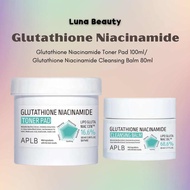 [APLB] Glutathione Niacinamide Toner Pad 100ml/ Cleansing Balm 80ml