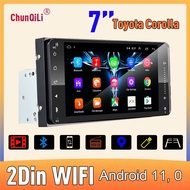 7inch Android Navigator Suitable for 04-14 Toyota Corolla GM Car GPS Navigation Large Screen MP5 Player Car Radio