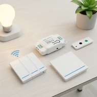 Smart Switch Wireless RF 433mhz Wall Panel Controller Receiver