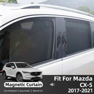 For Mazda CX-5 CX5 CX 5 KF 2018-2022 2023 Car Curtain Window Sunshade Covers Magnetic Sun Shade Visor Solar Auto Accessories
