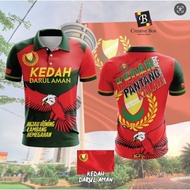 Jersey Kedah Sublimation T-Shirt Microfiber Jersey Ready Stock