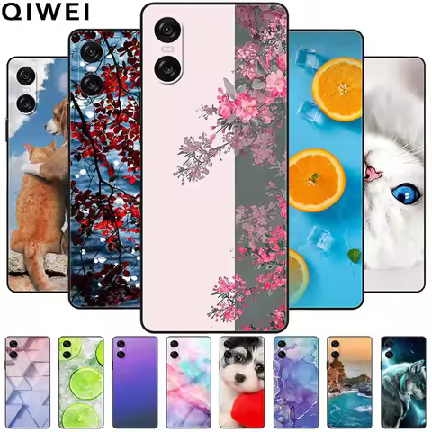 For Sony Xperia 10 VI 2024 Case Soft TPU Beautiful Phone Cases for Sony Xperia10 VI 5G 10VI Shockpro