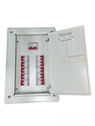 Panel Board for Miniature Circuit Breaker 2Pole Main 125A 2pole with 10 Branches 2Pole Himel Breaker