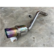 JDM Original Used FGK Fujitsubo Titanium Face Tip Muffler Mufler Kcar Exhaust Ekzos Exzos Japan