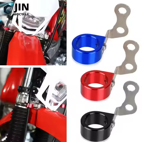 CNC Brake Hose Line Guide Cover Triple Clamp Wire Clip FOR HONDA XR250R XR400R CRM250AR XR600R Front
