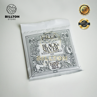 Senar Gitar Klasik Ernie Ball Kualitas Premium Senar Nylon Clear & Silver / Black Nylon / Ernieball