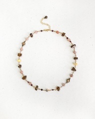 Honey Quartz 14K Gold Filled 短型金項鍊 / Honey Golden River