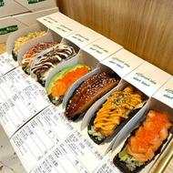 Hand Roll taco Sushi taco Fruit Sandwich Keli Roll Cake Box Light Food Thick Egg Burn Takeaway Packa