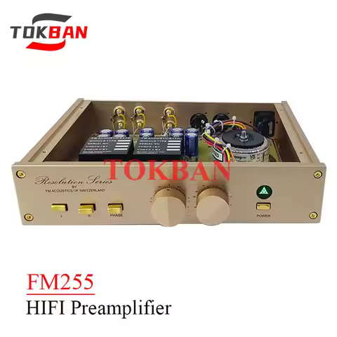Tokban Reference FM255 Class A Preamplifier RCA Balanced XLR HIFI Preamplifier for Amplifier Audio