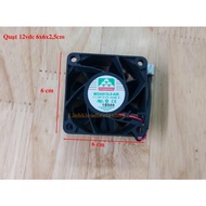 Genuine disassembled 12v DC 6*6*2.5cm radiator fan