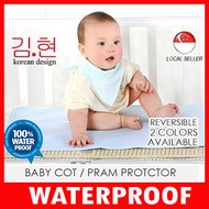 Waterproof Baby Cot Protector Diaper Changing Pad Pram Stroller Mattress Bed  Foldable Soft