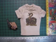  MCToys T恤  MCF-001-G T-shirt早期商品(品質作工縫線剪裁有料) 1/6 比例男性服裝如圖所示