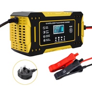12V Car Battery Charger Motorcycle Acid Battery Charger Pulse Repair Perngecas Bateri Kereta Intelli