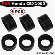 6Pcs Motorcycle Accessories Carburettor Interface Adapter Intake Manifold For Honda CBX1000 CBX 1000