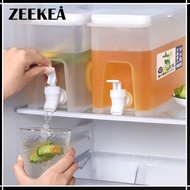 Zeekea 3L Cold Kettle with Faucet, Beverage Dispenser with Spigot, Drink Dispenser, Dispenser for Ma