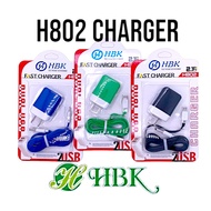 H802 TYPE C ANDROID V8 IOS 5G FAST CHARGER DUAL PORT ENVIRONMENTAL AND HIGH QUALITY PRODUCT