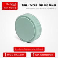 Thickened Silicone Protective Cover for Luggage Rubber Wheel Protector Universal Wheel Cover Baggage