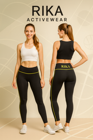 RIKA Sportwear  EN4012 กางเกงขายาว Active  ผ้านุ่มยืดกระชับ ใส่ออกกำลังกาย โยคะ แอร์โรบิค ชุดออกกำลั