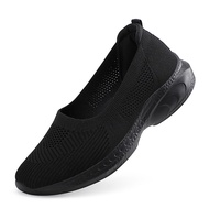 Ladies Walking Shoes Air Cushion Slip-On Orthopedic Slippers Women Platform Mules Mesh Lightweight S
