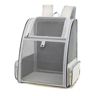 SunStarsPets Foldable Pet Carrier Backpack for Cats and Small Dogs - Breathable Mesh Windows with Sa