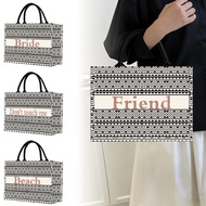 Jute Bag Durable Canvas Tote Durable Shopping Bag Sling Bag Premium Gift Bag Handbag Black Line Text