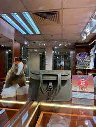 ✨門市現貨 無需預約✨ Hermes Halzan 25 大象灰銀扣
