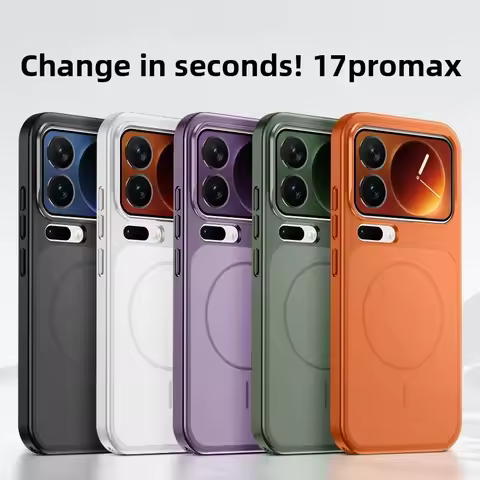 For Xiaomi 17 Pro Max Case Hard PC AG Matte For MagSafe Magnetic Protective Back Cover Case For Xiao