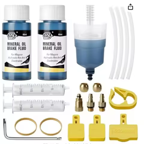Disc Brake Oil Kit for Magura Hydraulic Lubricant Hydraulic Disc Brake Bleeding Kit Mountain Bicycle